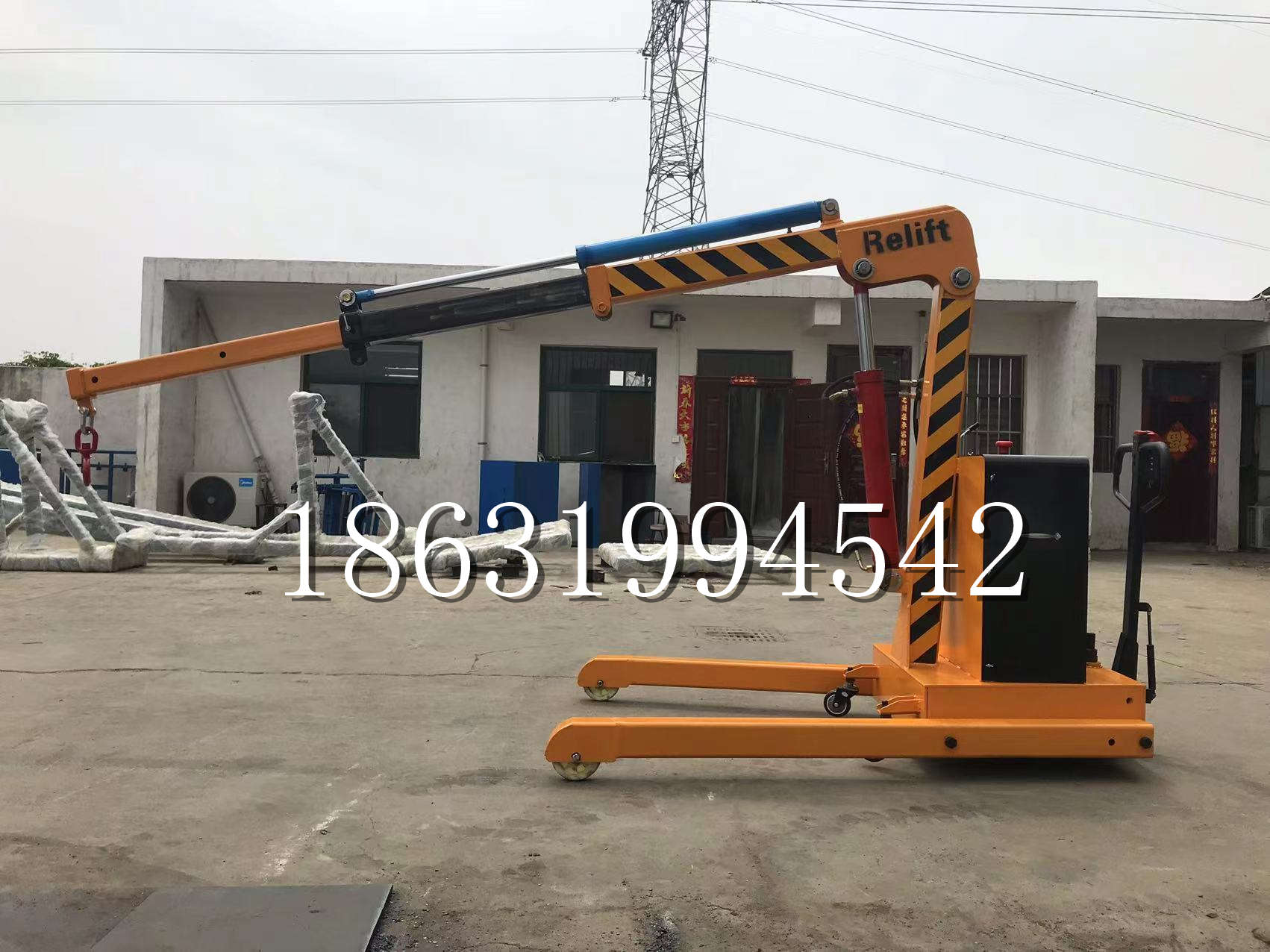 奎屯市久征定做3吨三轮随车吊 农用园林绿化移树吊 平板工程用小吊机