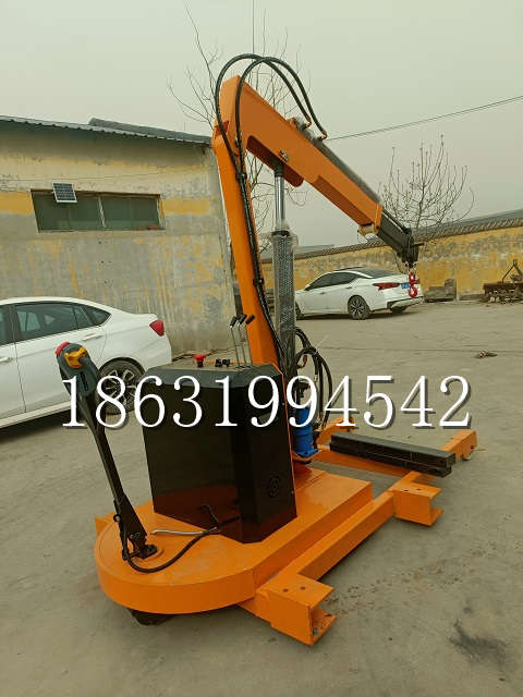 奎屯市自卸车厢随车吊 自制轮式四不像起重机 四驱平板吊 5吨 贵盛